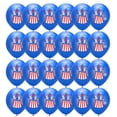 thumbnail image 1 of 24 Pieces 4th of July Balloons Decorations Independence Day Anniversary Patriotic Independence Day American Flags Party Balloons Blue Red White Decor for Memorial Day, USA Patriotic Party Decor, 1 of 6