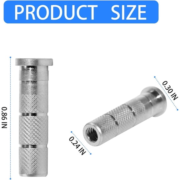 24 Pieces Archery Arrow Aluminum Inserts .244/6.20mm Replacements Archery Base Inserts Carbon Arrow Shaft Hunting Accessory$$Other