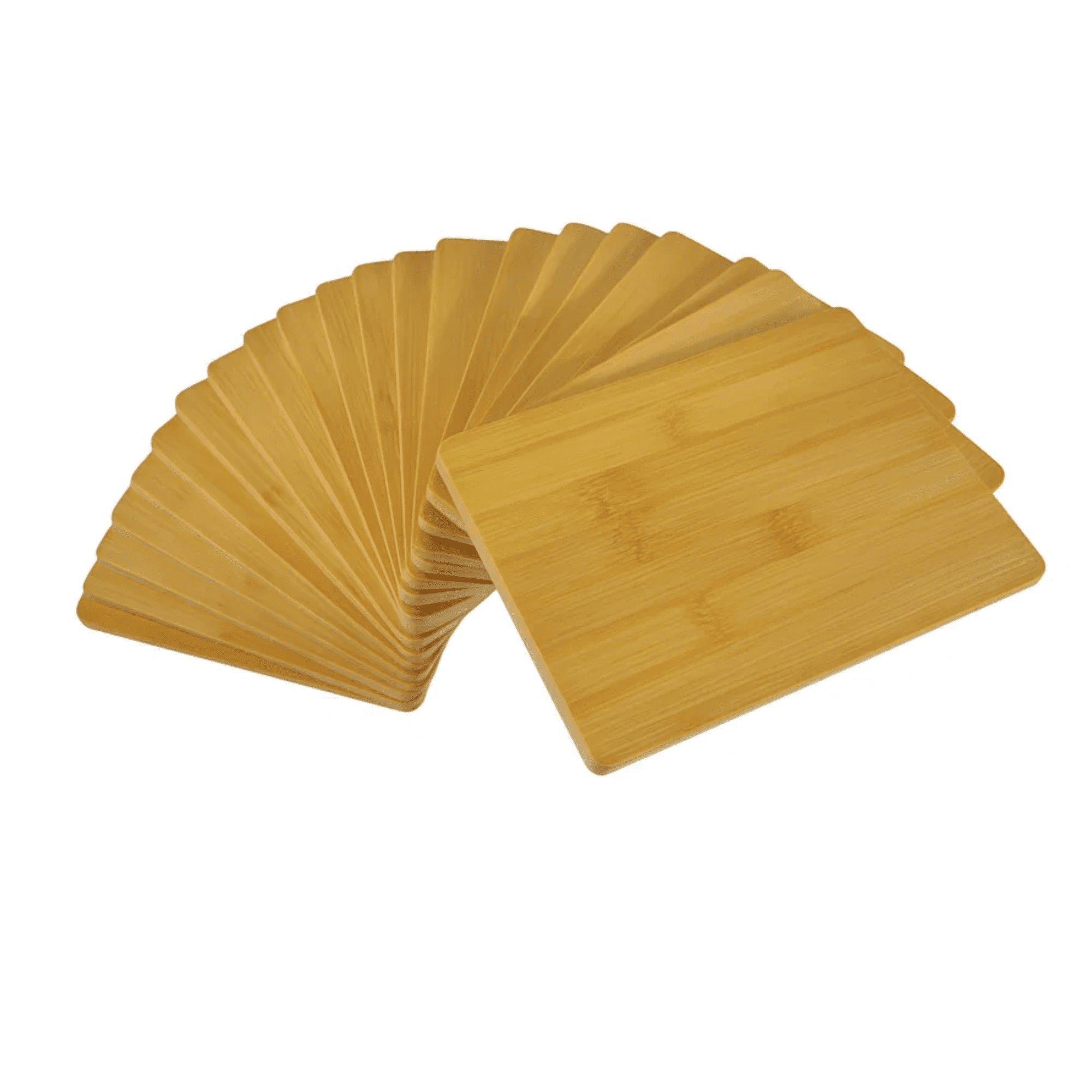 (Set of 24) 8"X6" Bulk Wholesale Plain Blank Bamboo Cutting Boards for Customized, Personalized Engraving, Promotional Products