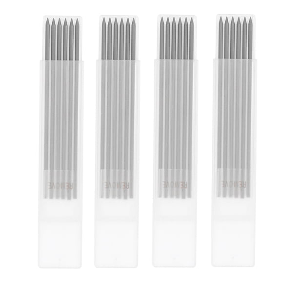 24 Pieces Carpenter Pencil Refill, 2.8mm Graphite Replacement Leads, Long Lasting Smooth Writing Refills for Woodworking Construction Marking