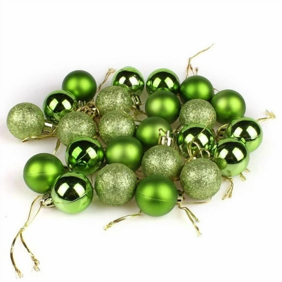 24 Pieces Christmas Balls Ornaments Xmas Tree Hanging Balls Christmas Hanging