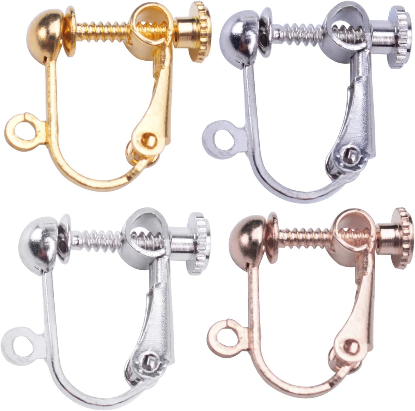 Claire's Clip On Earring Post Converters - 4 Pack | Hamilton Place