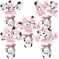 thumbnail image 1 of 24 Pieces Cow Centerpieces for Tables Baby Shower, Cow Theme Table Toppers, Cow Baby Shower Centerpieces Decorations Girl for Farm Animal Birthday Party Supplies, 1 of 7