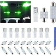 24 Pieces Dome Light LED Car Interior Bulb Kit Set 194 T10 DE3175 578