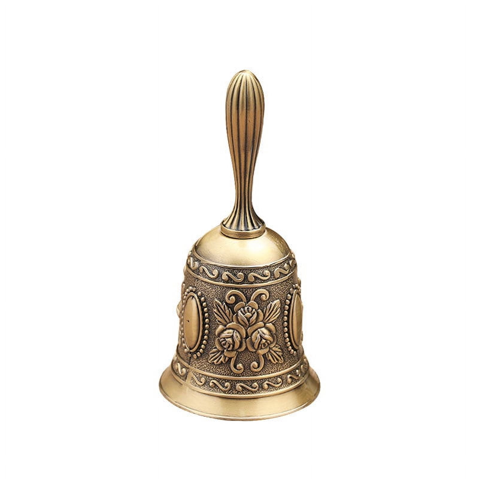 24 Pieces Hand Bells Steel Service Handbells Black Wooden Handle