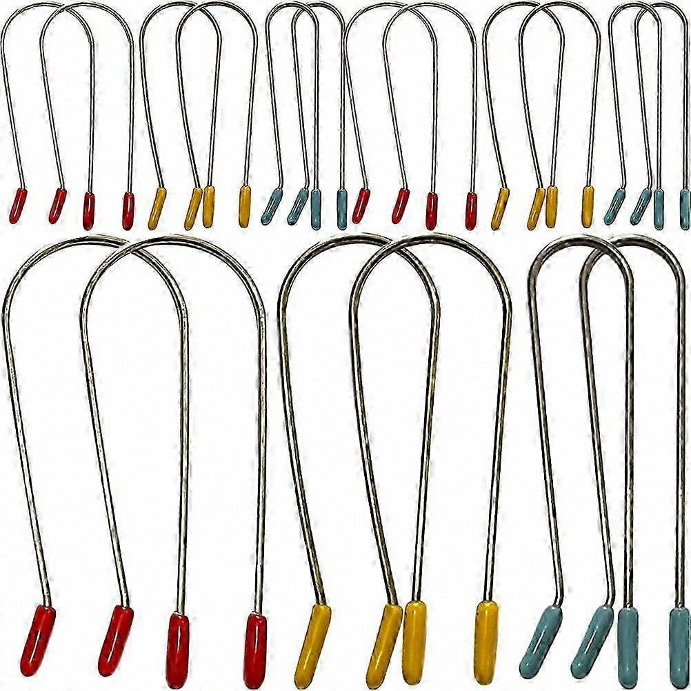 24 Pieces Hot Curler Clips for Hair Rollers, Replacement Securing Pins for Home Salon Use