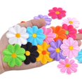 thumbnail image 1 of 24 Pieces Iron on Flower Patches Sew on Embroidered Patch DIY Applique for Jeans Jackets Bag Hat Clothing Shoes, 12 Colors, 1 of 7