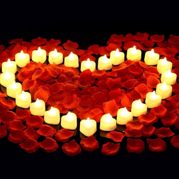 HD JUNTUNKOR LED Flameless Candles, White, 3.8 x 3.8 cm