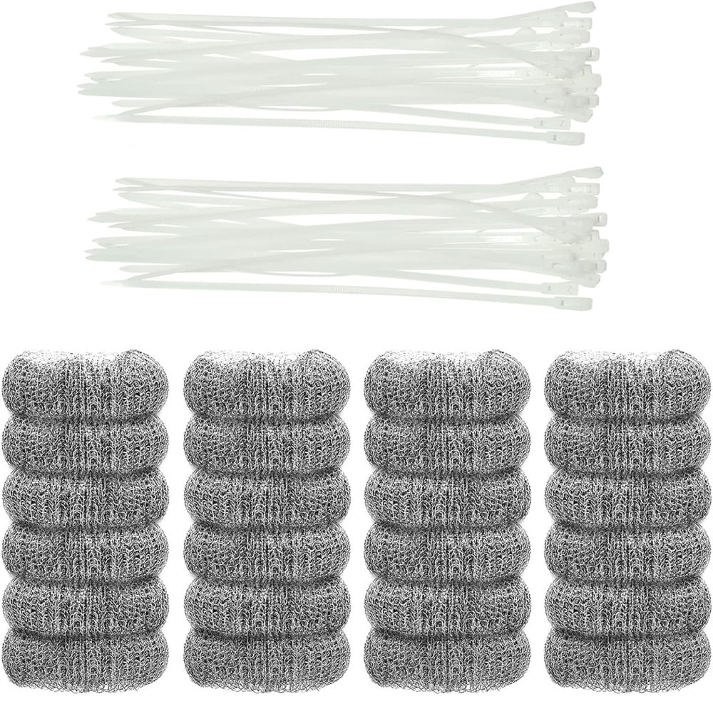 24 Pieces Lint Traps Stainless Steel Washing Machine Lint Snare Traps