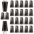 thumbnail image 1 of 24 Pieces Liquor Bottle Toppers for Liquor Pour Bottle Covers Universal Pour Dispenser Bar Dust Translucent Rubber Spout Covers for Home Kitchen Tools Supplies, 1 of 7