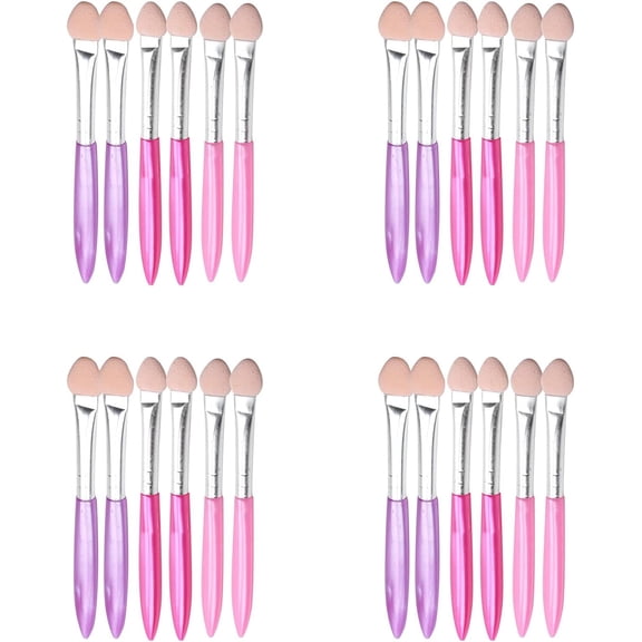 24 Pieces One End Foam Tip Applicators Eyeshadow Brush