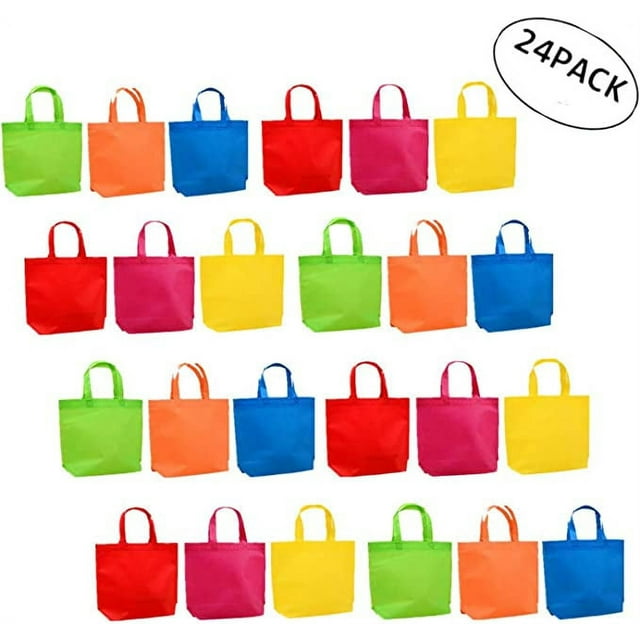 Walmart 24pc Goodie Bags, Multifunctional Reusable Nonwoven Tote for