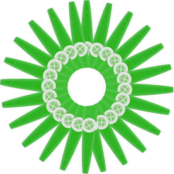 24 Pieces Plastic Kazoos, Kazoo Musical, Good Companion for Guitar Violin Piano Keyboard Ukulele, Gift for Christmas Gifts Party Favors.,Green