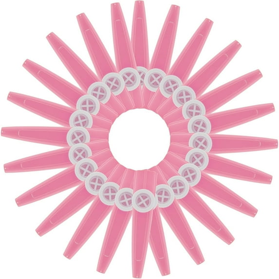 24 Pieces Plastic Kazoos, Kazoo Musical, Good Companion for Guitar Violin Piano Keyboard Ukulele, Gift for Christmas Gifts Party Favors.,Pink