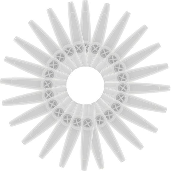 24 Pieces Plastic Kazoos, Kazoo Musical, Good Companion for Guitar Violin Piano Keyboard Ukulele, Gift for Christmas Gifts Party Favors.,White