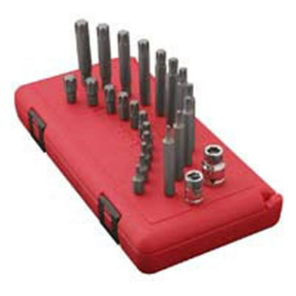 24 Pieces Poly Drive Bit Set