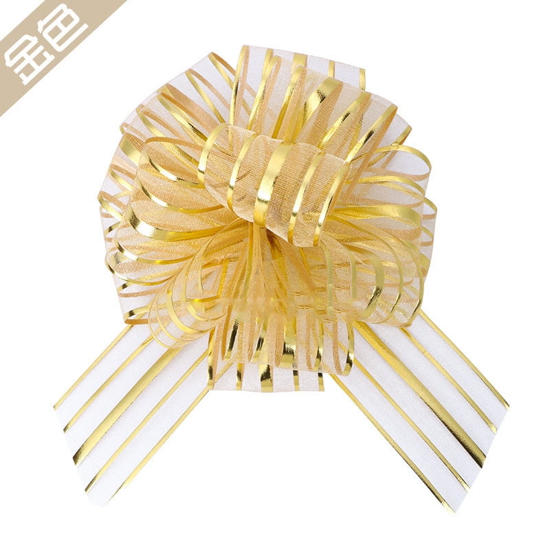 Handmade Mini Burlap Bows for DIY Crafts, Wreaths, Wedding Decor (12 Pack)  