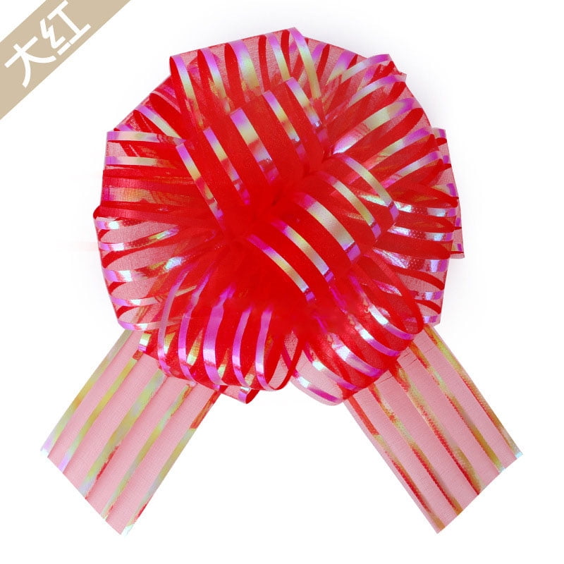 Offray Ribbon, Pink 1 1/2 inch Wired Edge Sheer Sheer Ribbon, 9 feet 