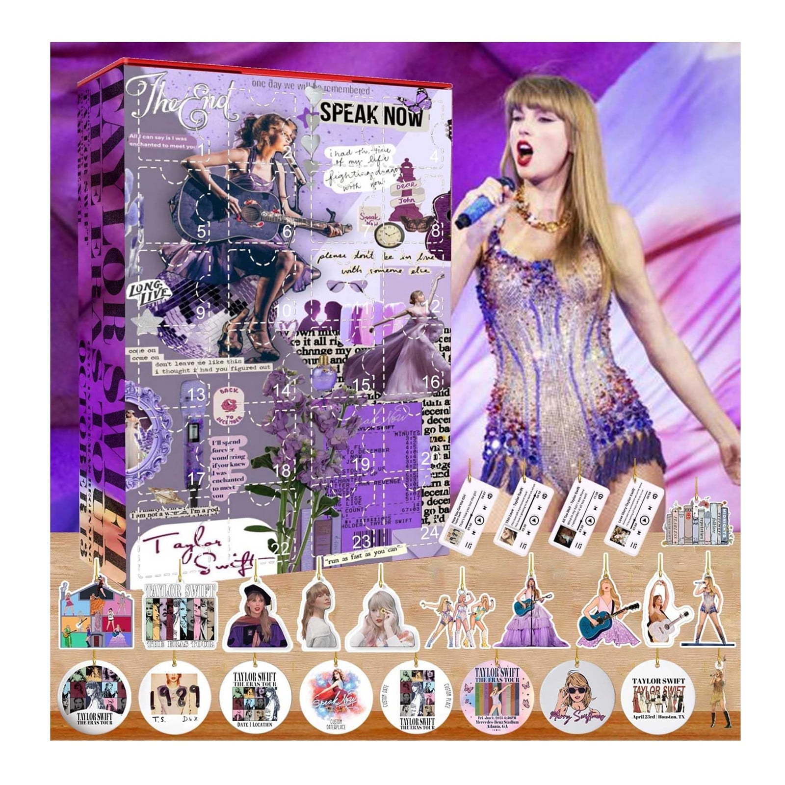 24 Pieces Taylor Swift Advent Calendar 2023 Christmas Advent Countdown