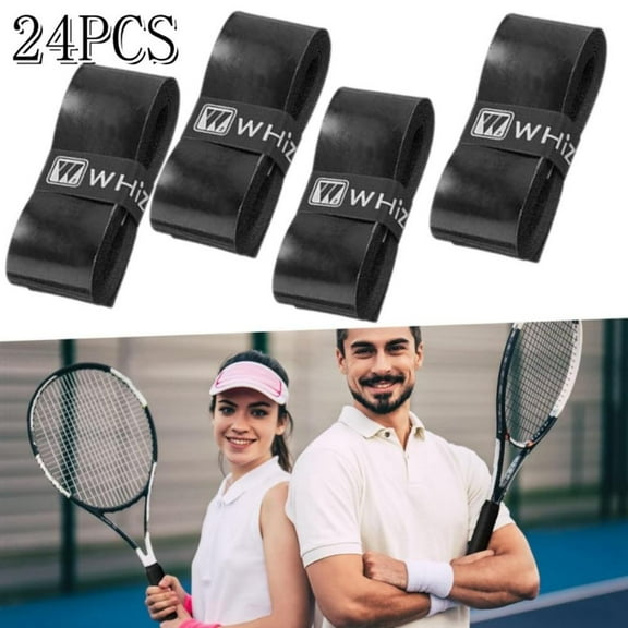 24 Pieces Tennis Racket Grip Tape, Anti Slip Tennis Grip Tape, Super Absorbent Dry Feel Tennis Grips Overgrip for Tennis, Tennis, Pickleball