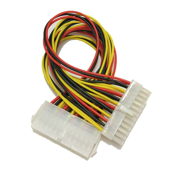 24-Pin ATX Power Extension Cable - Male to Female Port Expander, 24.5CM