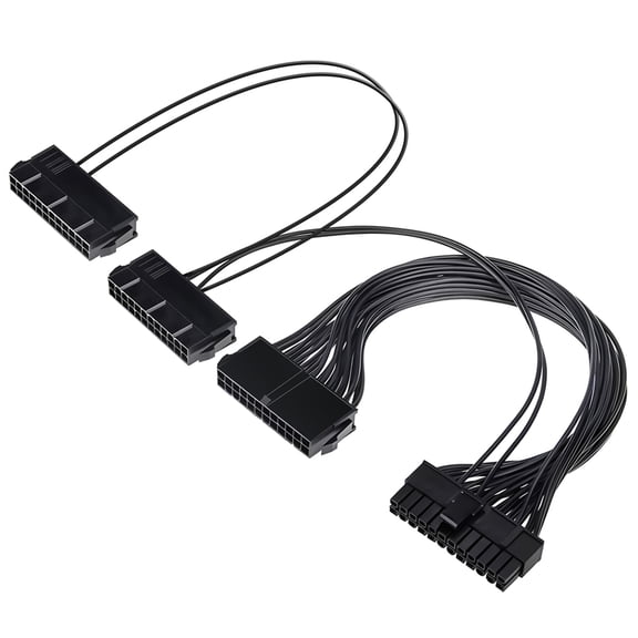24 Pin Power Synchronization Line Extension Cable Efficient for Computer Video Card Connection