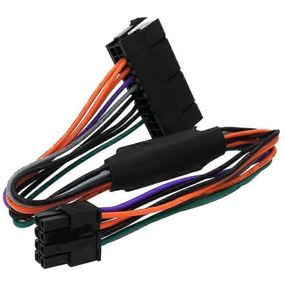 24 Pin to 8 Pin ATX PSU Power Adapter Cable Compatible for 3020 7020 9020 Precision T1700 12-Inch(3
