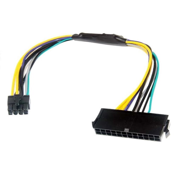 24 Pin to 8 Pin ATX Power Supply Adapter Cable for DELL Optiplex PC Computers UK S0R4