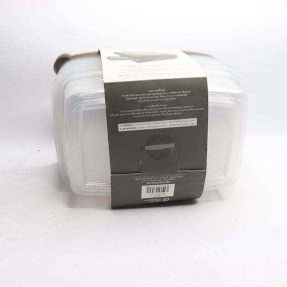 (24-Pk) Core Kitchen Food Storage Containers in Earth Stone Polypropylene