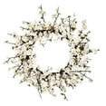 thumbnail image 1 of 24" Plum Blossom Wreath, 1 of 3