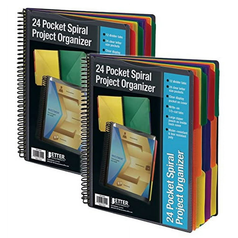24 pocket organizer top