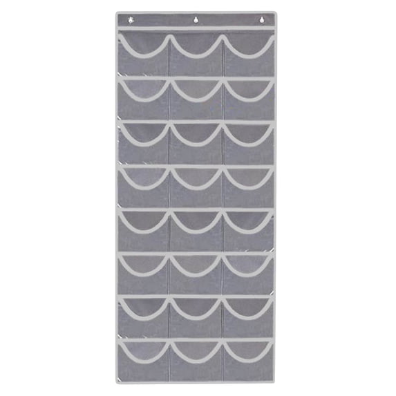 24 Pockets Baseball Cap Rack - Over The Door Hat Organizer for Closet Storage Solutions