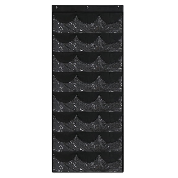 24 Pockets Baseball Cap Rack - Over The Door Hat Organizer for Closet Storage Solutions