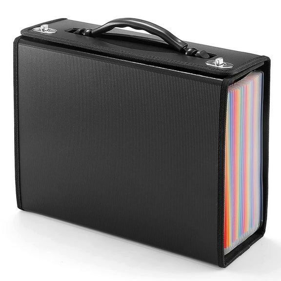 24 Pockets Expanding File Folder Accordian File Organizer for Office