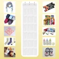 thumbnail image 1 of 24 Pockets Over The Door Shoe Organizer Rack Hanging Storage Holder Bag Closet, 1 of 6