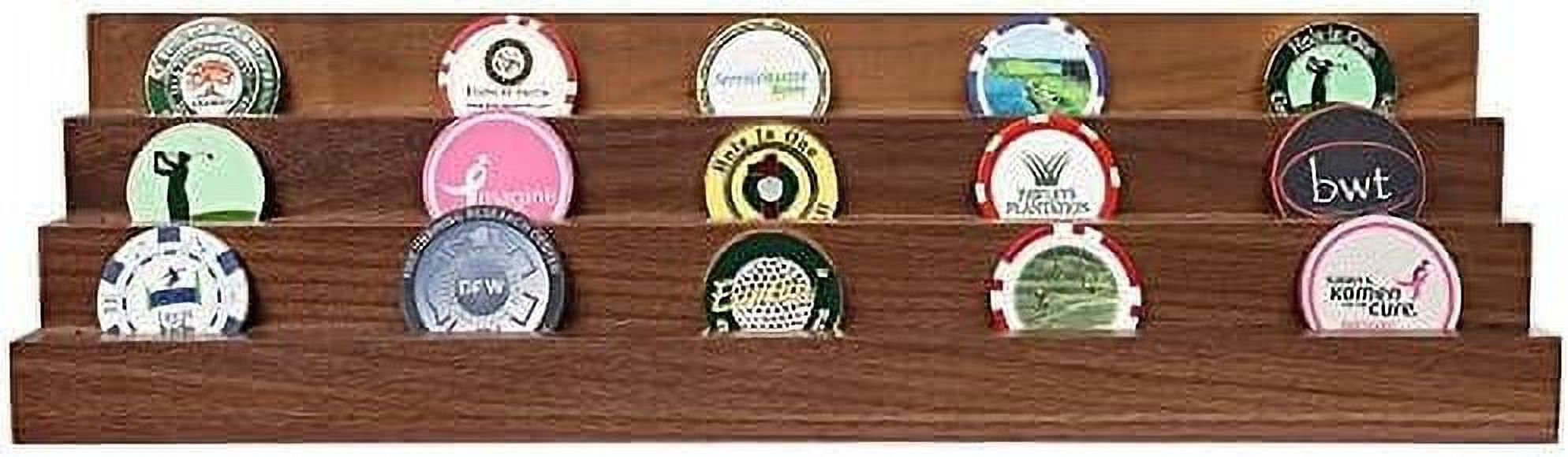 Brybelly Clear Acrylic Poker Chip Trays, 10Pack