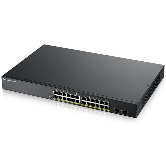 24-Port GbE Smart Managed PoE Switch with GbE Uplink
