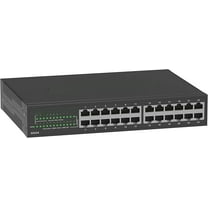 24-Port Gigabit Ethernet Switch (GS324), Unmanaged, Silent Operation, Desktop/Wall/Rackmount, Plug & Play for Office/Network Use