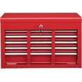 thumbnail image 1 of 24" Portable Tool Box, 5 Drawers & Top Storage Tray Tool Box with Drawers, Lockable Metal Tool Chest Cabinet for Garage, Warehouse, Repair Shop & Home, 1 of 18
