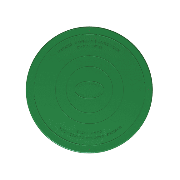 24″ Premium Low Profile Septic Tank Riser Cover