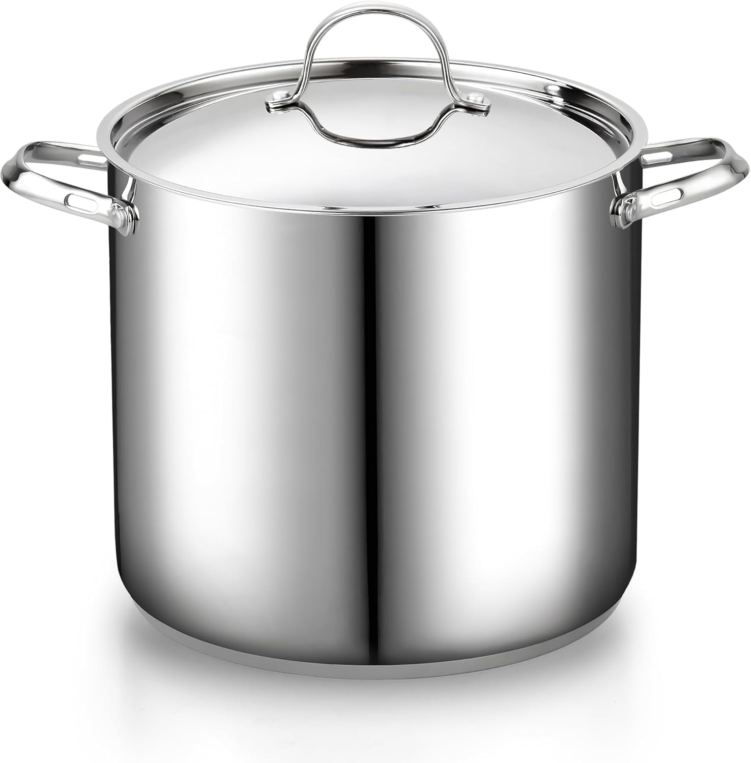 24-Quart Stainless Steel Stockpot with Lid for Multi-Purpose Cooking
