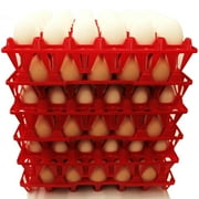 24 RITE FARM PRODUCTS 30 EGG POLY CHICKEN TRAYS SHIPPING CARTON POULTRY FLAT