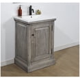 thumbnail image 1 of 24" RUSTIC SOLID FIR VANITY WITH CERAMIC SINGLE SINK IN GREY DRIFTWOOD-NO FAUCET, 1 of 1