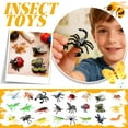 thumbnail image 1 of 24 Realistic Insect Figurines Set for Kids, Educational Animal Toys for Early Learning, Soft PVC Safe Models Includes Bees, Butterflies, Cicadas (24pcs), 1 of 6