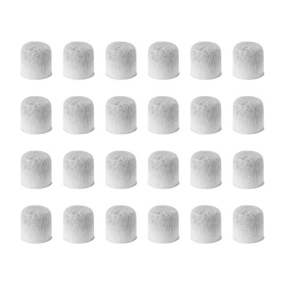 24 Replacement Charcoal Water Filters for Farberware 5-Cup Programmable Coffee Maker Part 103743-F By NISPIRA