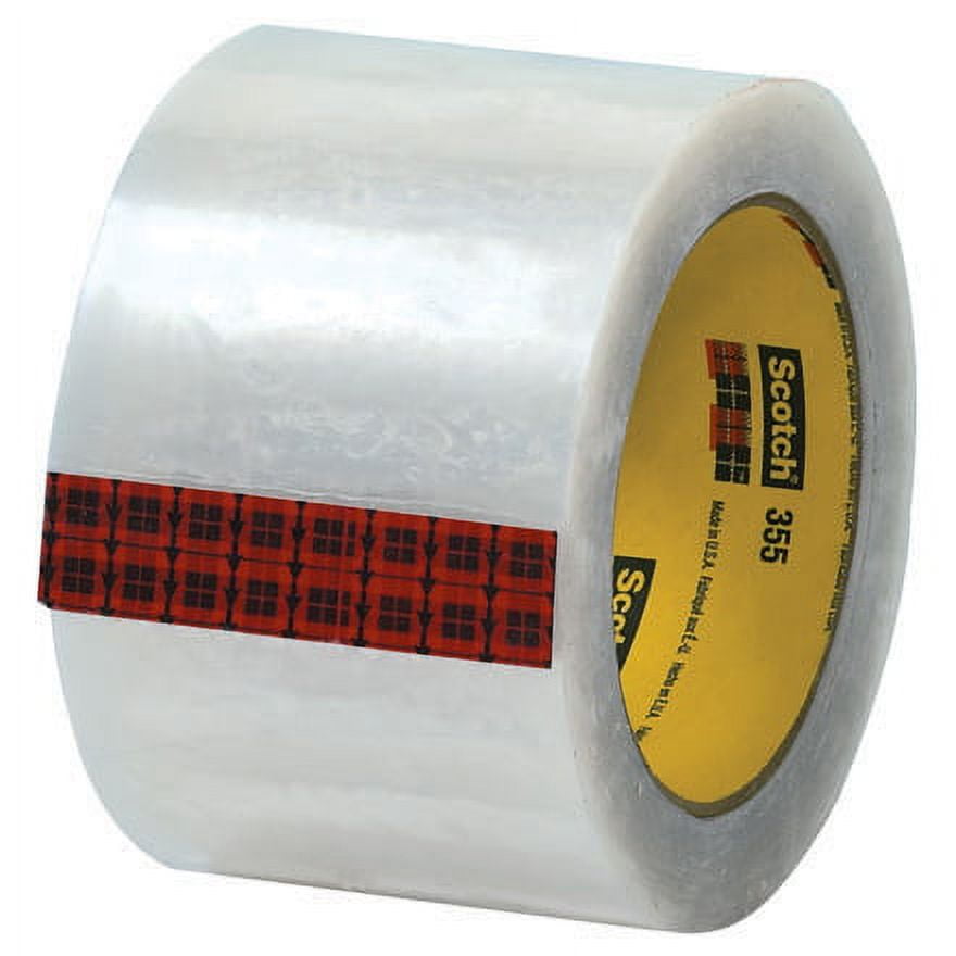 Pack-n-Tape  3M 371 Scotch Box Sealing Tape Clear, 72 mm x 1500 m