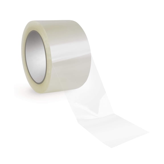 Clear Carton Sealing Tape, 2 Mil Acrylic Adhesive, 24 Rolls, 3 in x 55 yd