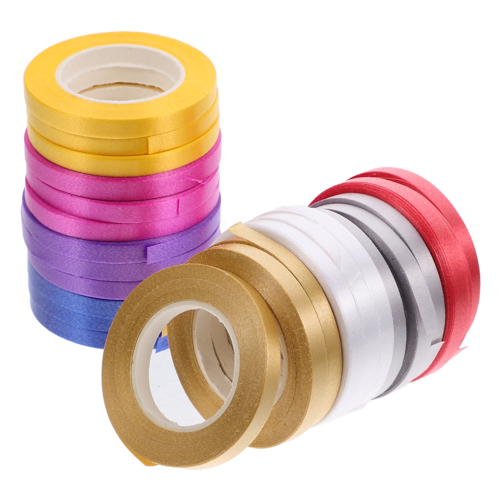 Ec Ribbon 24 Rolls Curling Ribbons For Wrapping Plastic Balloon String Florist ...