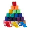thumbnail image 1 of 24-Rolls Self Adhesive Bandage Wrap 2 inch x 5 Yards – Breathable Vet Tape, Elastic Cohesive for Wrist, Swelling, Sports, Tattoo (12 Assorted Colors), 1 of 10