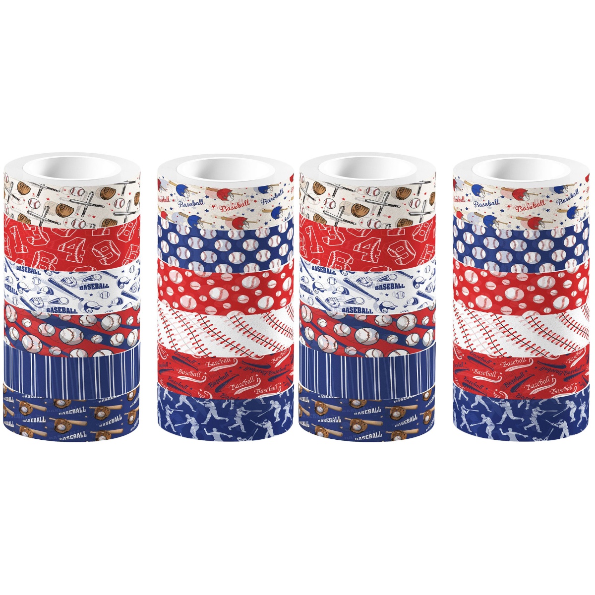 24 Rolls Washi Tape Material Scrapbook Sticker Craft Pattern Duct Multi